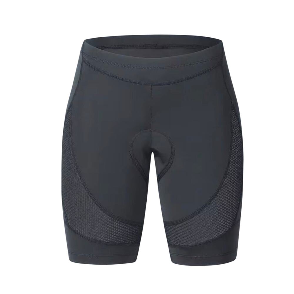 BEROY padded 4D cycling shorts breathable black workout biker racer womens XXL